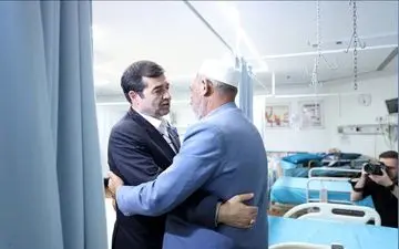 عیادت وزیر ورزش و جوانان از صابر کاظمی+ عکس
