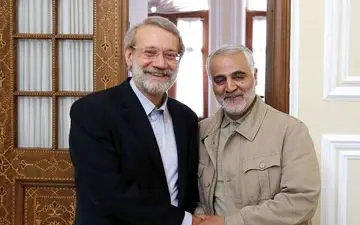دیدار نوروزی سردار قاسم سلیمانی با علی لاریجانی