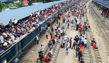 وضعیت حیرت انگیز جابجایی مسافر در بنگلادش+فیلم