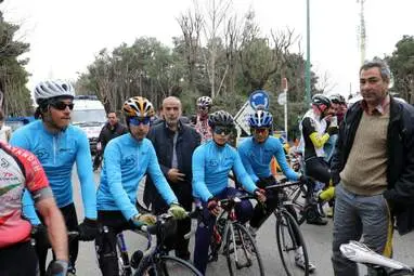 آخرین رقابت‌های لیگ برتر دوچرخ‌سوران باشگاهای کشور  و دسته‌یک در جاده تهران 