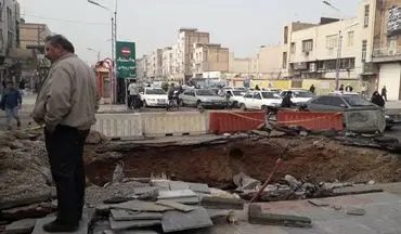 سقوط دو خودرو به گودالی در میدان کشاورز قم/3 نفر جان باختند
