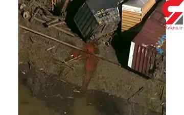  خارج شدن قطار از ریل در کالیفرنیا + فیلم 