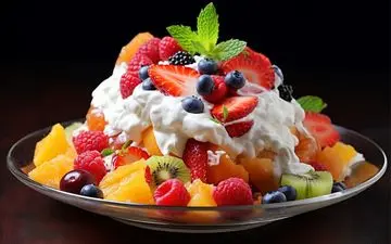 طرز تهیه ماست و میوه‌های تازه؛ یک دسر ساده برای تقویت بدن