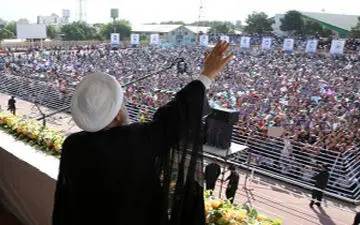 روحانی: ما راجع به قدرت دفاعی کشورمان با کسی مذاکره نخواهیم کرد + فیلم