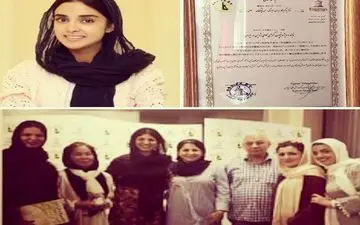  خانم بازیگر مربى یوگا شد/ ببینید