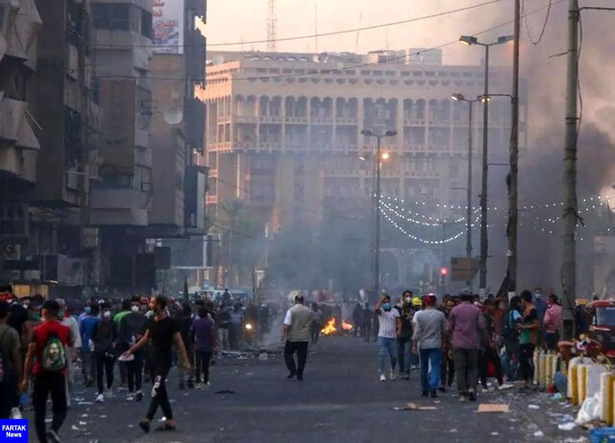 انفجار بمب در میدان التحریر بغداد طی تظاهرات "جمعه پایداری"