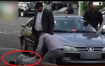 واکنش مردم به بی‌تفاوتی نماینده مجلس پس از تصادف با پسر دستفروش +فیلم