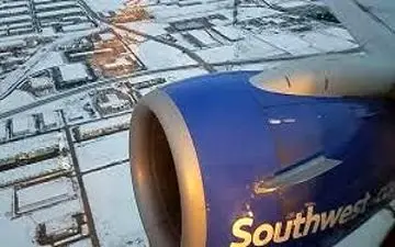 آتش گرفتن موتور هواپیمای مسافربری + فیلم