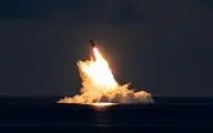 نیروی دریایی آمریکا دو موشک بالستیک اتمی شلیک کرد