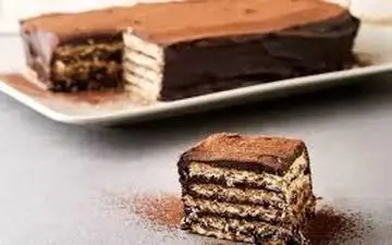 این دسر خوشمزه رو برای دلبندت درست کن| بیسکویت شکلاتی یخچالی 