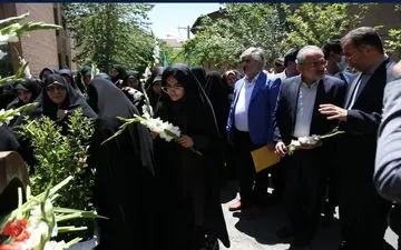 گلباران محل شهادت شهید مطهری در منطقه 12
