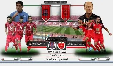 پرسپولیس به دنبال رسیدن به صدر جدول در روز‌های پرتنش