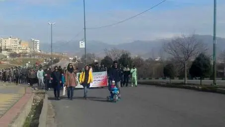 همایش دوچرخه‌سواری و کاشت درخت در ارتفاعات کرمانشاه 