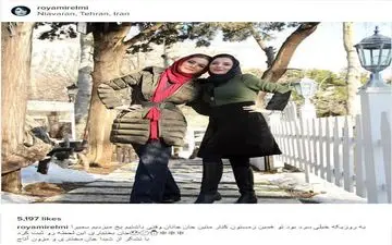 ژست رویا میرعلمی و سمیرا بختیاری با پوشش معروفترین مزون (عکس)