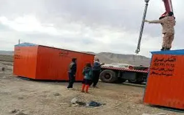 نصب 6400 "کانکس" در مناطق زلزله زده کرمانشاه/ آواربرداری بیش از 4000 واحد