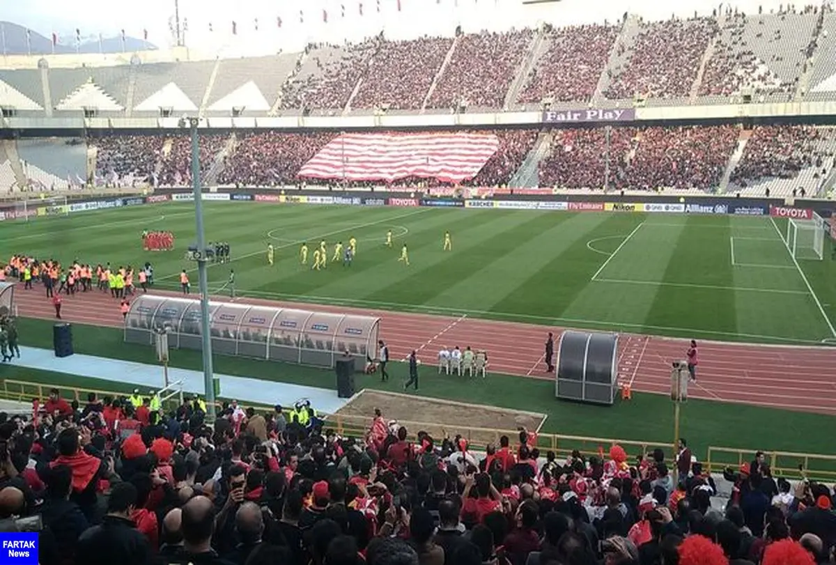 تعداد تماشاگران دیدار پرسپولیس و الوصل مشخص شد