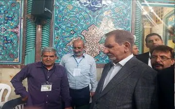 اسحاق جهانگیری در انتخابات شرکت کرد

