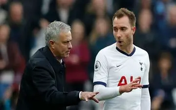 مورینیو: درباره آینده اریکسن چیزی نمی دانم