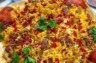 طرز تهیه پلو شاه عباسی خوشمزه و مخصوص: روش رستورانی با طعمی اصیل