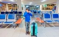 رها کردن کودک ۱۰ ساله در فرودگاه برای از دست ندادن پرواز!