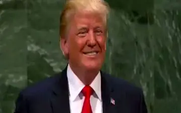 لحظه خندیدن حضار به صحبت‌های دونالد ترامپ در مجمع عمومی سازمان ملل+فیلم