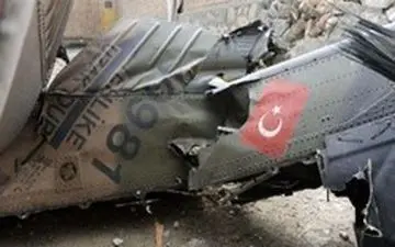 شبه نظامیان کرد بالگرد ترکیه را سرنگون کردند 