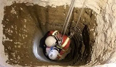 نجات یک کارگر چاه‌کن از عمق چاه ۱۴۰متری 
