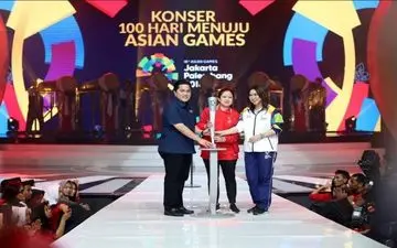 عکس/ مشعل بازی‌های آسیایی ۲۰۱۸