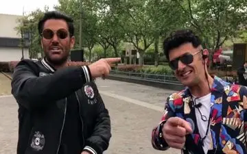 رقص هندی امین حیایی و محمدرضا گلزار