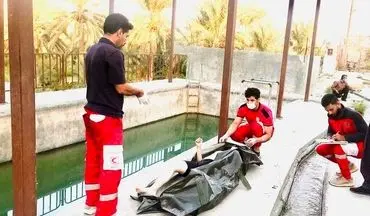 غرق شدن پسر بچه ۱۶ ساله در استخر آب 
