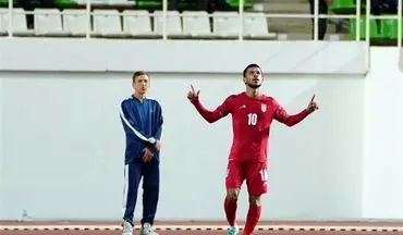 قایدی، بهترین بازیکن زمین در مصاف ایران و ترکمنستان