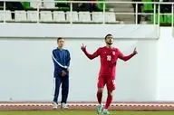 قایدی، بهترین بازیکن زمین در مصاف ایران و ترکمنستان