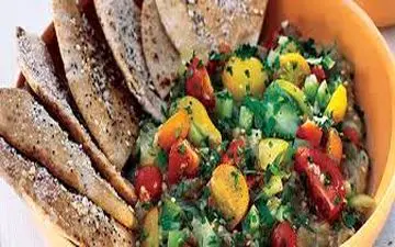 سالاد بادمجان ایتالیایی | سالاد سبزیجات مقوی!