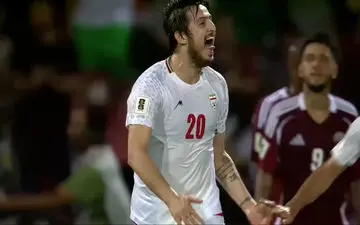 گل اول ایران به قطر توسط سردار آزمون + ویدئو