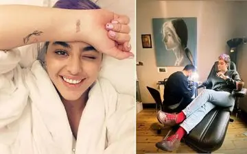 (عکس) خالکوبی عجیب ریحانه پارسا بعد از عکس برهنه بالا تنه! 