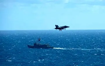 تمرین نظامی آمریکا، انگلیس و بحرین در خلیج فارس