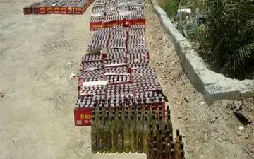 کشف بیش ۱۲۰۰ عدد قوطی مشروبات الکلی قاچاق