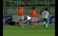 گل دوم ذوب آهن به مس رفسنجان + ویدئو
