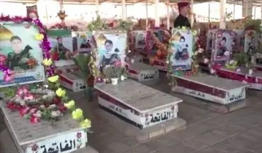 اولین جشن پیروزی بر داعش در «مقبرة الشهداء» نجف ‌اشرف +فیلم 