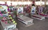 اولین جشن پیروزی بر داعش در «مقبرة الشهداء» نجف ‌اشرف +فیلم 