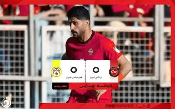 خلاصه بازی تراکتور 0 - فجر 0 + ویدئو