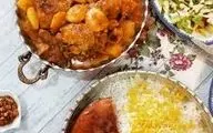 طرز تهیه خورش جدید سیب گلاب!