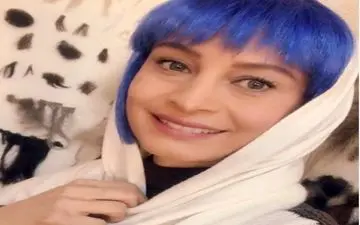 مریم کاویانی با موهای آبی! (عکس)