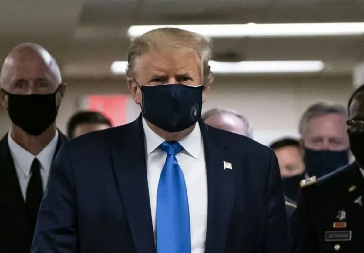 مخالفت رئیس جمهور آمریکا با اجباری شدن ماسک