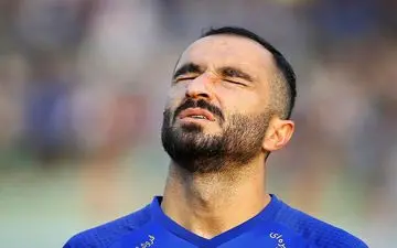 حضور بازیکن مصدوم استقلال در اردوی آبی ها