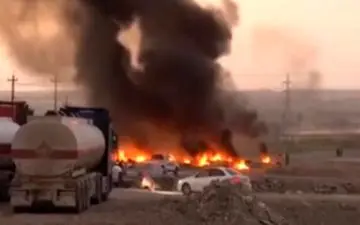 
درگیری شدید در اربیل عراق میان عشایر و نیروهای پیشمرگه اقلیم
