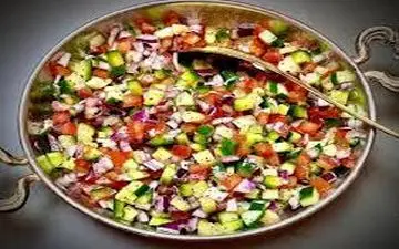 این سالاد بهترین سالاده ایرانی هاست | غذا با سالاد شیرازی عالیه !