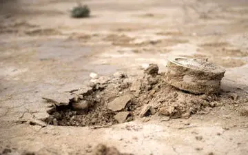 مصدومیت جوان 32 ساله بر اثر انفجار مین در ثلاث باباجانی