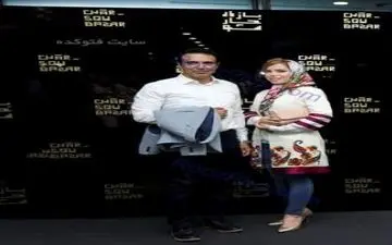 تصویر مزدک میرزایی کنار همسرش 