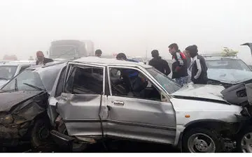 لغزندگی جاده در شهر قزوین حادثه آفرید
